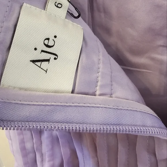 Aje Purple Smocked Strapless Sundress - Picture 6 of 6